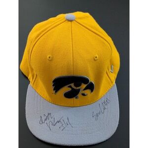 Iowa Hawkeyes Zephyr Z Hats Flat Brim Flex Fit Hat Yellow Gray NCAA Kids OS